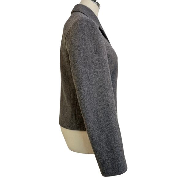 Vintage Wool J. Crew Gray Double Breasted Blazer - Picture 8 of 10